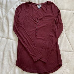 OLD NAVY Women’s Henley long sleeve